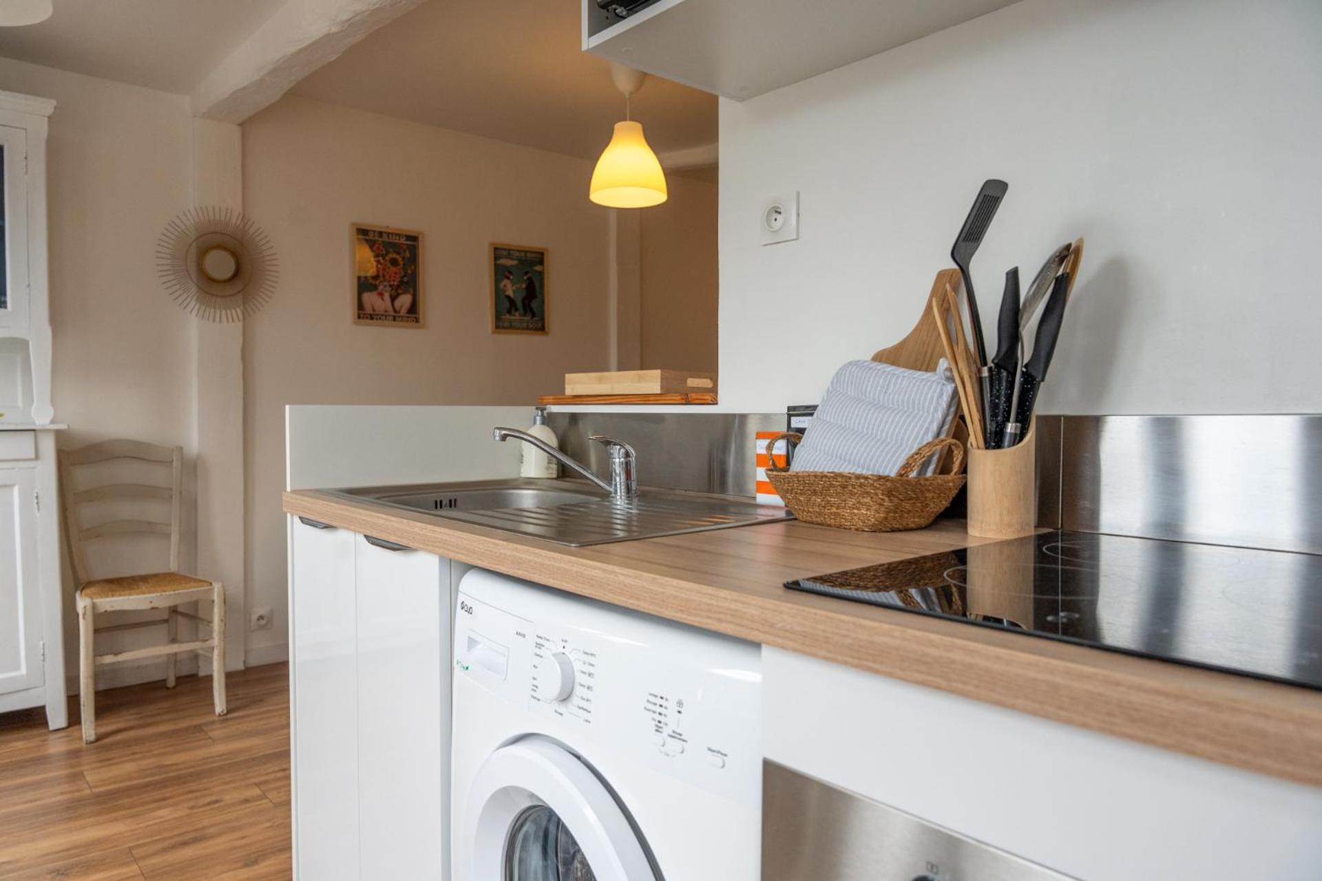 Bleu Bonheur, Appartement Cosy Au Coeur De La Baie Сен-Валери-сюр-Сом Екстериор снимка